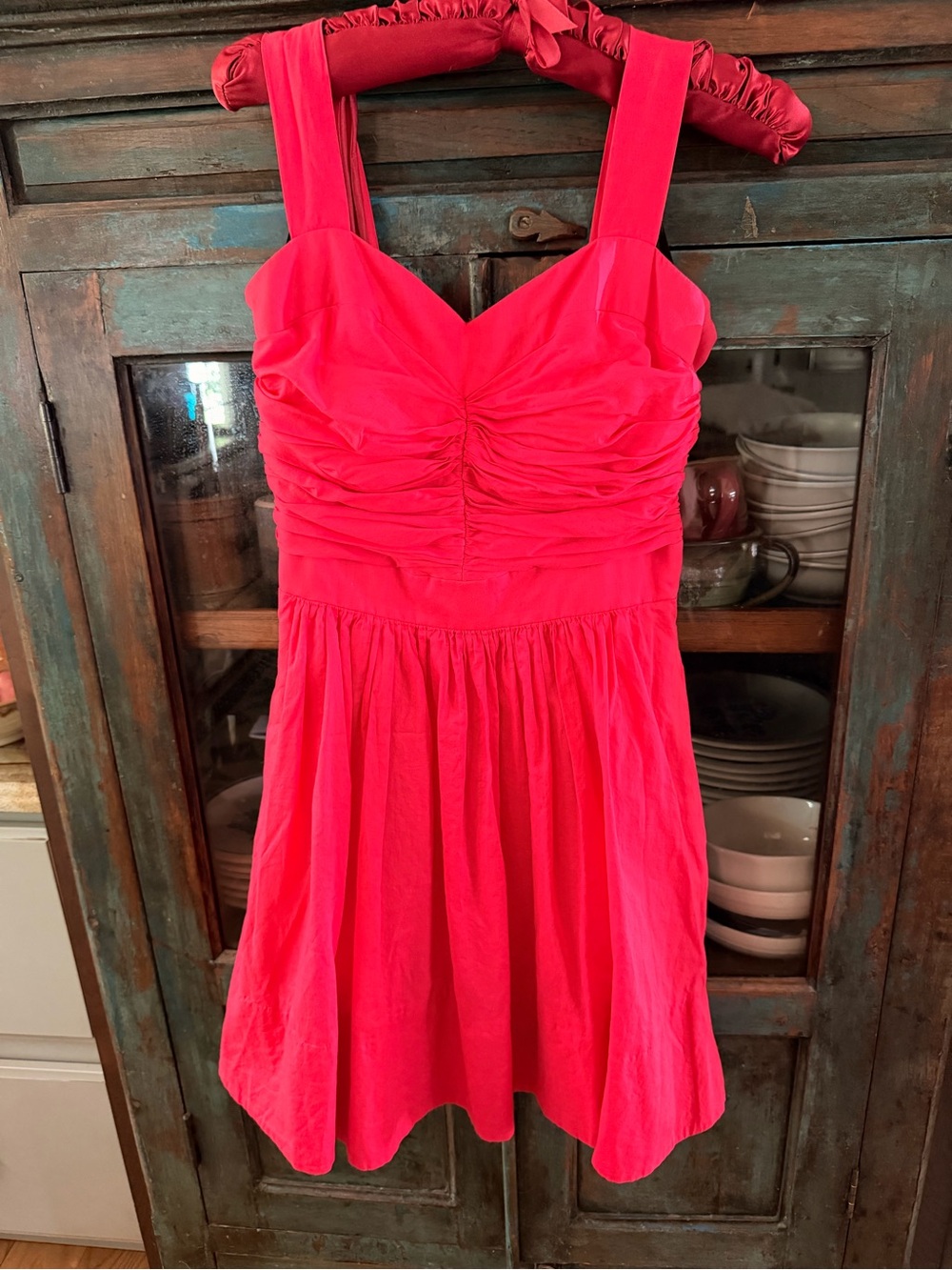 Dessy Collection Bright Red Dress